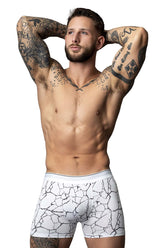 Boxer Male Power 160-299 Soo Cumfy, couleur blanc-noir